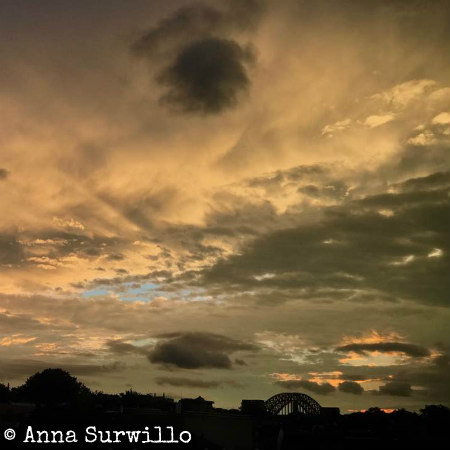 Anna Surwillo Sky over Astoria Queens