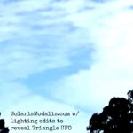 Evidence of Cloaked Ships, Line in Sky, Line in Cloud bank, Cloaking Technology, Triangle UFO, UFO, Cloaked UFO, Disclosure, Secret Space Program, Disclosure, Solaris Modalis, SolarisModalis, Space Force, US Space Command, Air Force, Interdimensional
