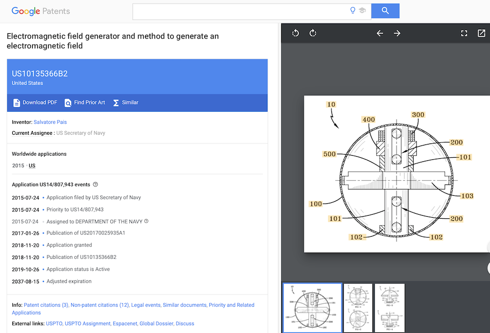 new, new technologies, US Navy patents